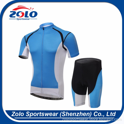 Factory direct supplier cheap design your blank cycling jerseys